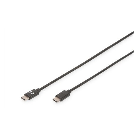 Digitus | USB-C cable | Male | 24 pin USB-C | Male | Black | 24 pin USB-C | 1.8 m